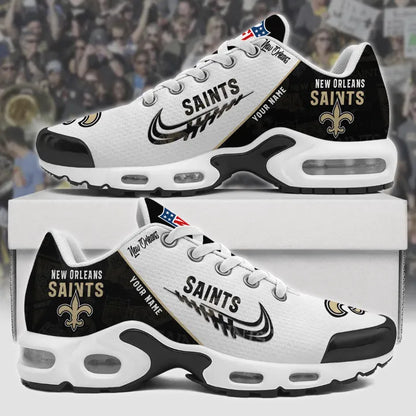 [SPECIAL OFFER] NEW CUSTOMIZED NFL24 NOS NEW ORLEANS SAINTS AIR MAX PLUS SNEAKERS