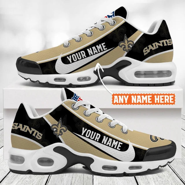[SPECIAL OFFER] NEW CUSTOMIZED NFL24 NOS NEW ORLEANS SAINTS AIR MAX PLUS SNEAKERS
