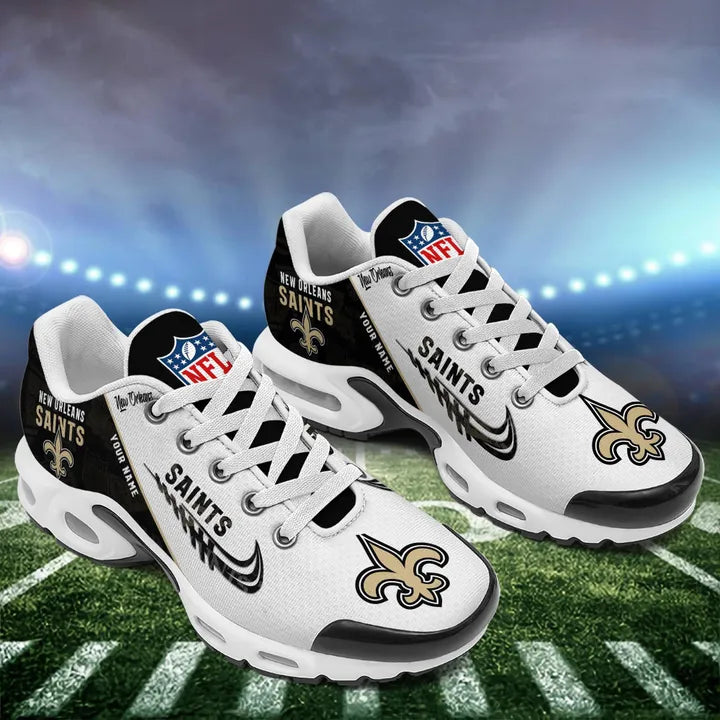 [SPECIAL OFFER] NEW CUSTOMIZED NFL24 NOS NEW ORLEANS SAINTS AIR MAX PLUS SNEAKERS