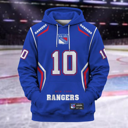 [SUPER SALE] NEW CUSTOMIZED NHL24 NYR NEW YORK RANGERS T-SHIRT, HOODIE, ZIP HOODIE