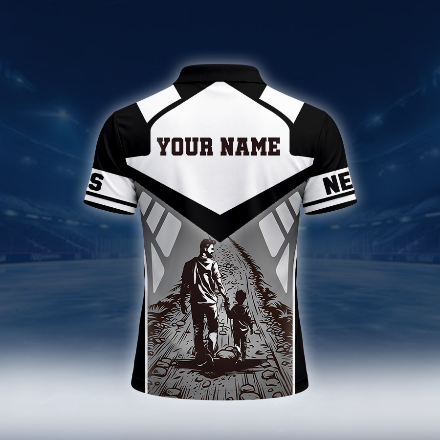 [HOT DEAL] NEW CUSTOMIZED NBA25 BNE BROOKLYN NETS POLO SHIRT