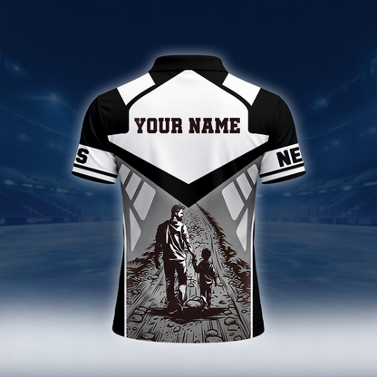 [HOT DEAL] NEW CUSTOMIZED NBA25 BNE BROOKLYN NETS POLO SHIRT