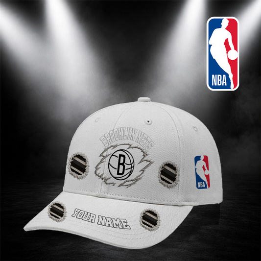 [HOT DEAL] NEW CUSTOMIZED NBA25 BNE BROOKLYN NETS CLASSIC CAP