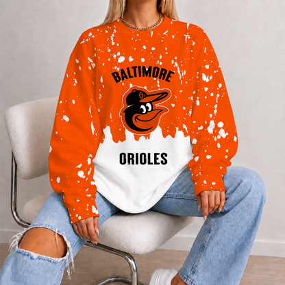 [FLASH SALE] NEW CUSTOMIZED MLB25 BOS BALTIMORE ORIOLES UNISEX SWEATSHIRT