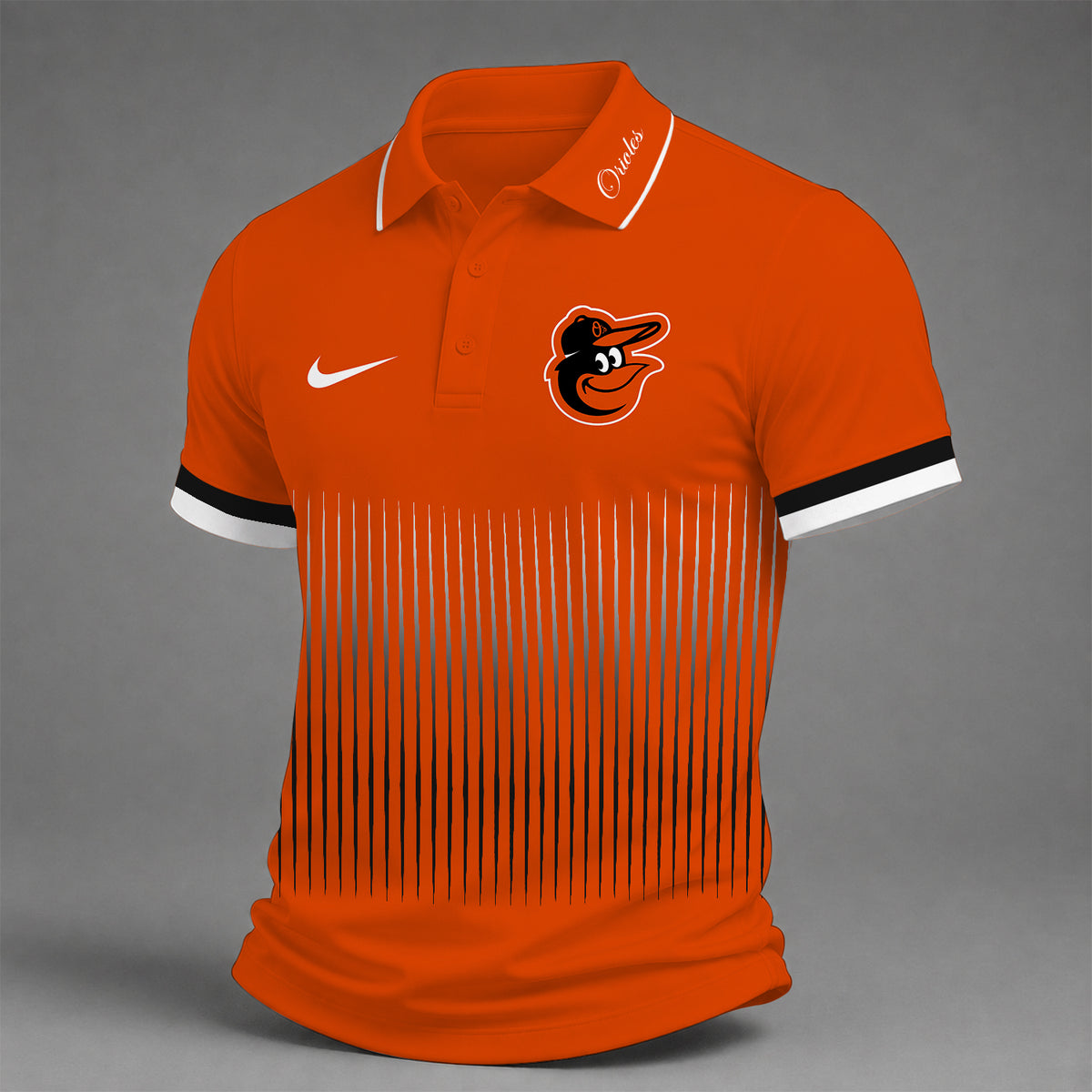 [FLASH SALE] NEW CUSTOMIZED MLB25 BOS BALTIMORE ORIOLES POLO SHIRT