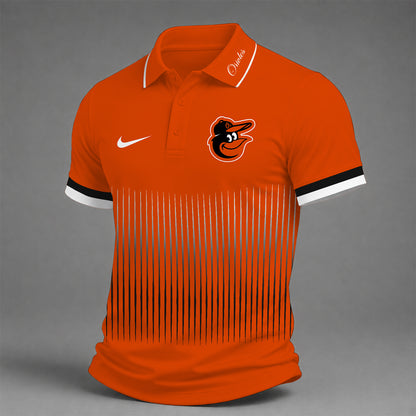 [FLASH SALE] NEW CUSTOMIZED MLB25 BOS BALTIMORE ORIOLES POLO SHIRT