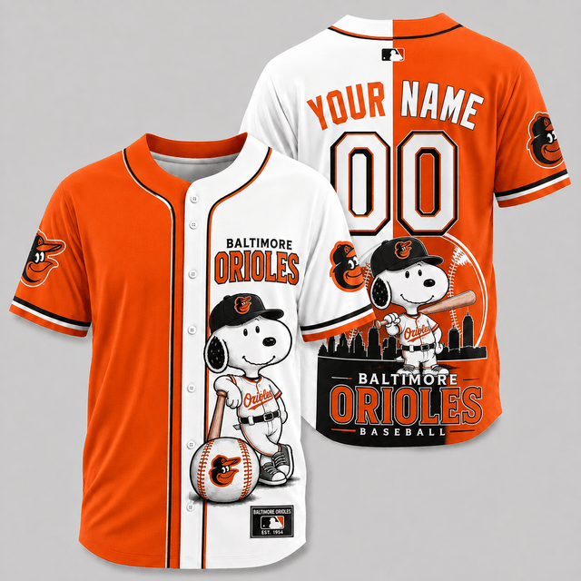 [FLASH SALE] NEW CUSTOMIZED MLB25 BOS BALTIMORE ORIOLES BASEBALL JERSEY