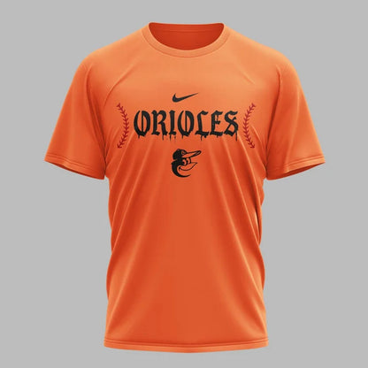 [FLASH SALE] NEW CUSTOMIZED MLB25 BOS BALTIMORE ORIOLES MUTICOLOR T-SHIRT