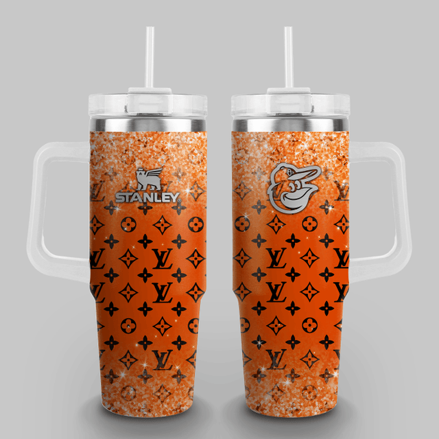 [FLASH SALE] NEW CUSTOMIZED MLB25 BOS BALTIMORE ORIOLES 40OZ TUMBLER