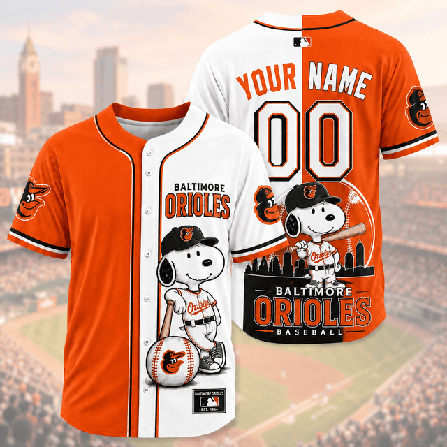 [FLASH SALE] NEW CUSTOMIZED MLB25 BOS BALTIMORE ORIOLES BASEBALL JERSEY