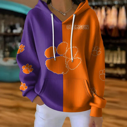 [FAN FAVORITE] NEW CUSTOMIZED NCAA CWS25 CST CLEMSON TIGERS RIBBED HOODIE & SWEATSHIRT