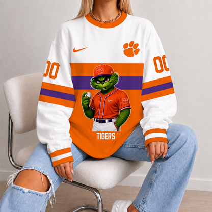 [FAN FAVORITE] NEW CUSTOMIZED NCAA CWS25 CST CLEMSON TIGERS UNISEX SWEATSHIRT