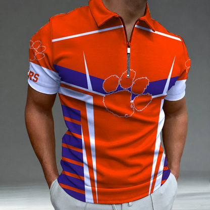 [FAN FAVORITE] NEW CUSTOMIZED NCAA CWS25 CST CLEMSON TIGERS POLO SHIRT