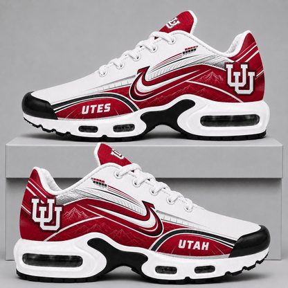 [FAN FAVORITE] NEW CUSTOMIZED NCAA FBS25 UTU UTAH UTES AIR MAX PLUS SNEAKERS