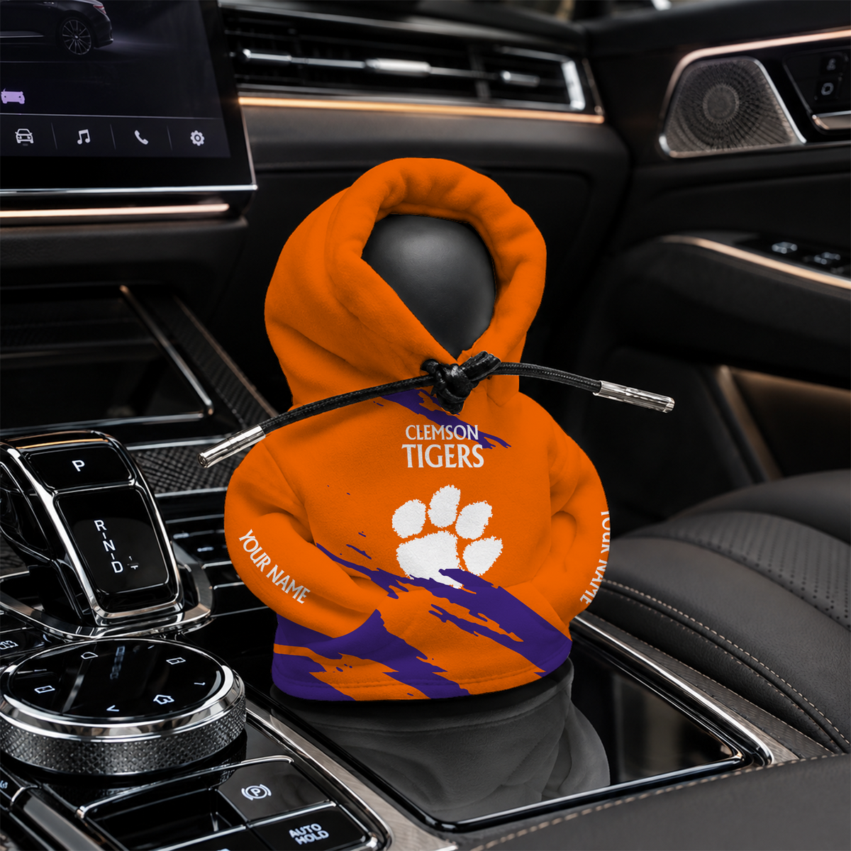 [FAN FAVORITE] NEW CUSTOMIZED NCAA CWS25 CST CLEMSON TIGERS AUTOMOTIVE HOODIE SHIFT KNOB COVER