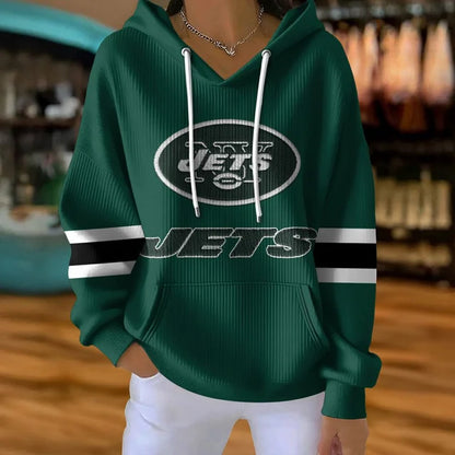 [SPECIAL OFFER] NEW CUSTOMIZED NFL25 NYJ NEW YORK JETS RIBBED HOODIE & SWEATSHIRT