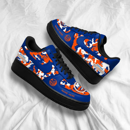[SUPER SALE] NEW CUSTOMIZED NHL25 NYI NEW YORK ISLANDERS AF1 SHOES