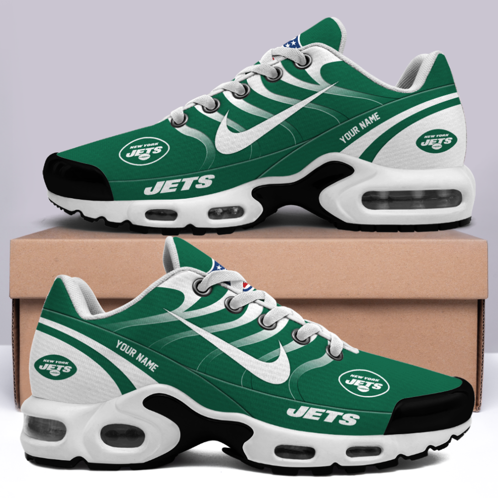 [SPECIAL OFFER] NEW CUSTOMIZED NFL25 NYJ NEW YORK JETS AIR MAX PLUS SNEAKERS