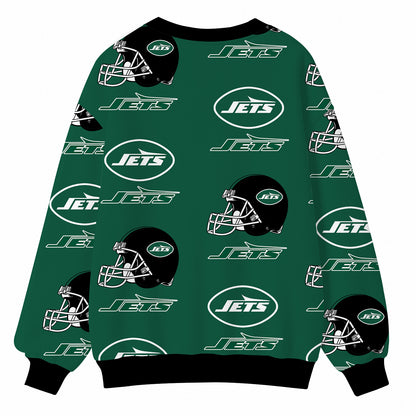 [SPECIAL OFFER] NEW CUSTOMIZED NFL25 NYJ NEW YORK JETS CARDIGAN