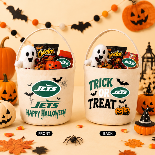 [SPECIAL OFFER] NEW CUSTOMIZED NFL25 NYJ NEW YORK JETS HALLOWEEN BASKET