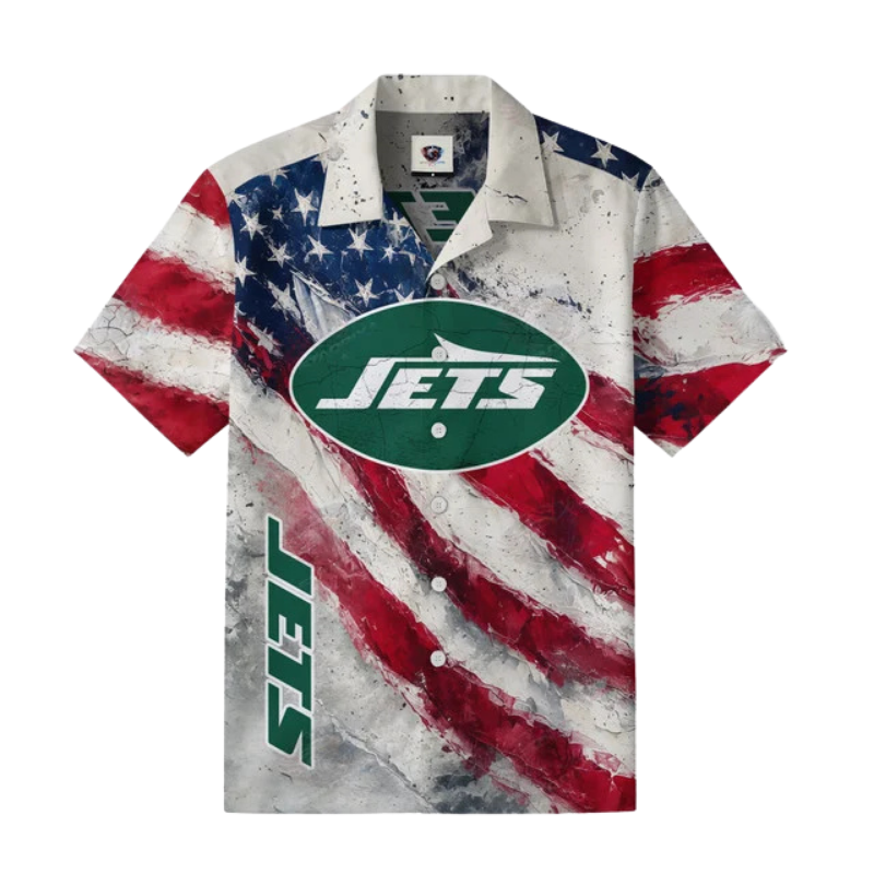 [SPECIAL OFFER] NEW CUSTOMIZED NFL25 NYJ NEW YORK JETS UNISEX HAWAIIAN SHIRT