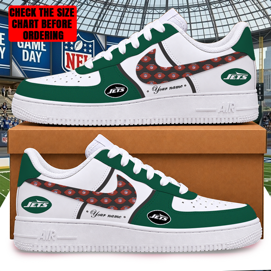 [SPECIAL OFFER] NEW CUSTOMIZED NFL25 NYJ NEW YORK JETS AF1 SHOES