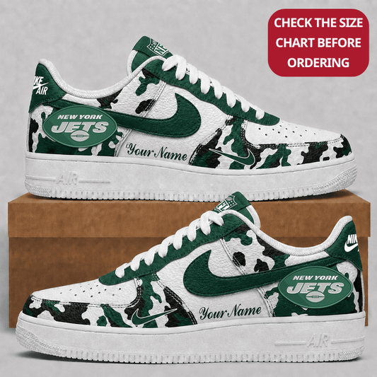 [SPECIAL OFFER] NEW CUSTOMIZED NFL25 NYJ NEW YORK JETS AF1 SHOES