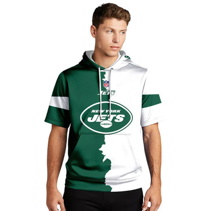 [SPECIAL OFFER] NEW CUSTOMIZED NFL25 NYJ NEW YORK JETS SHORT SLEEVE HOODIE T-SHIRT