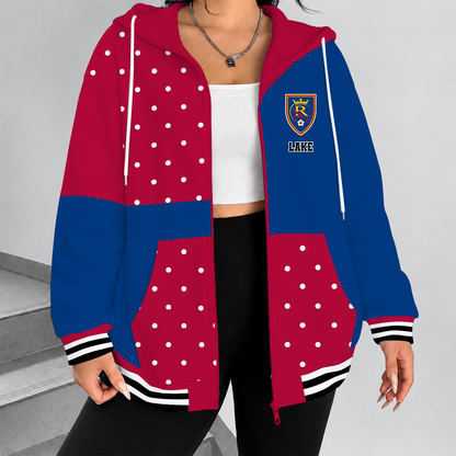 [FAN EXCLUSIVE] NEW CUSTOMIZED MLS25 RSL REAL SALT LAKE ZIP HOODIE