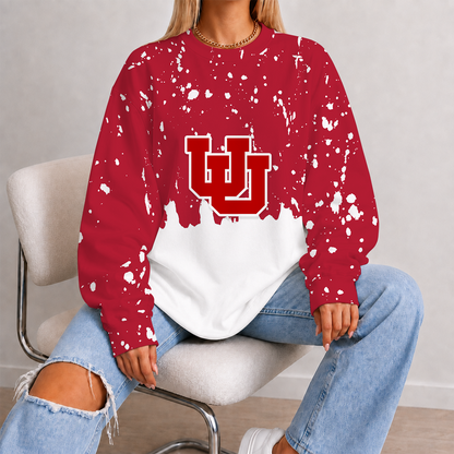 [FAN FAVORITE] NEW CUSTOMIZED NCAA FBS25 UTU UTAH UTES UNISEX SWEATSHIRT