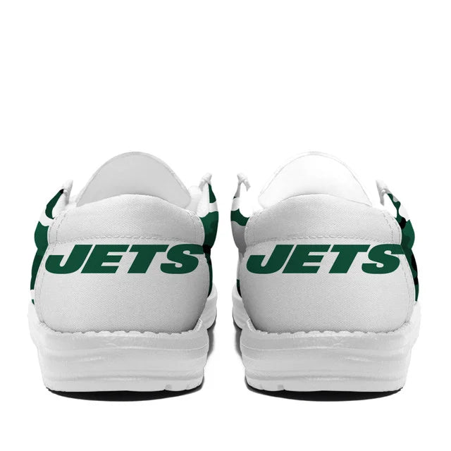 [SPECIAL OFFER] NEW CUSTOMIZED NFL25 NYJ NEW YORK JETS LOAFER SHOES