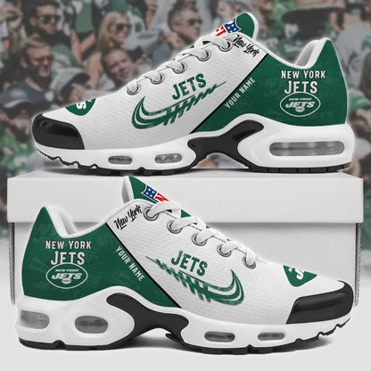 [SPECIAL OFFER] NEW CUSTOMIZED NFL25 NYJ NEW YORK JETS AIR MAX PLUS SNEAKERS