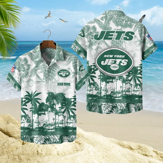 [SPECIAL OFFER] NEW CUSTOMIZED NFL25 NYJ NEW YORK JETS UNISEX HAWAIIAN SHIRT