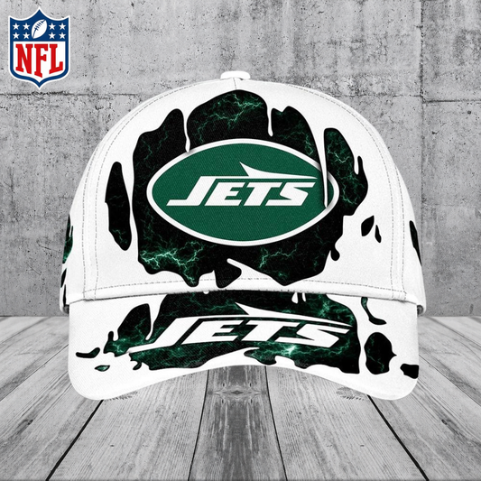 [SPECIAL OFFER] NEW CUSTOMIZED NFL25 NYJ NEW YORK JETS CLASSIC CAP