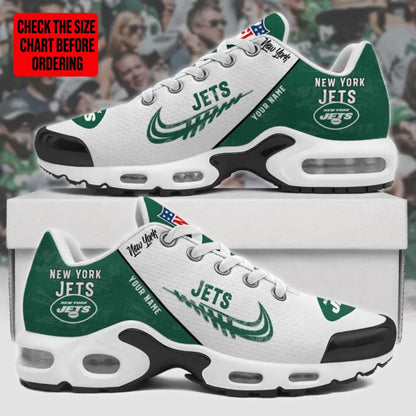 [SPECIAL OFFER] NEW CUSTOMIZED NFL25 NYJ NEW YORK JETS AIR MAX PLUS SNEAKERS