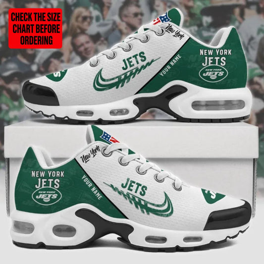 [SPECIAL OFFER] NEW CUSTOMIZED NFL25 NYJ NEW YORK JETS AIR MAX PLUS SNEAKERS