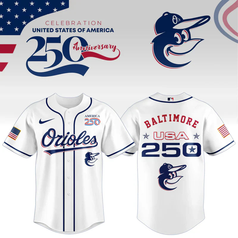 [FLASH SALE] NEW CUSTOMIZED MLB25 BOS BALTIMORE ORIOLES BASEBALL JERSEY