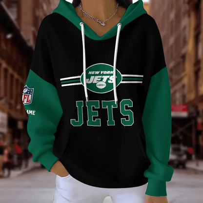 [SPECIAL OFFER] NEW CUSTOMIZED NFL25 NYJ NEW YORK JETS RIBBED HOODIE & SWEATSHIRT