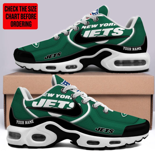 [SPECIAL OFFER] NEW CUSTOMIZED NFL25 NYJ NEW YORK JETS AIR MAX PLUS SNEAKERS