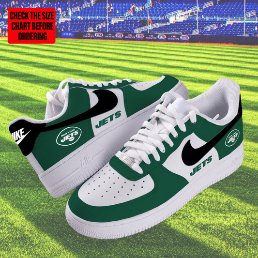 [SPECIAL OFFER] NEW CUSTOMIZED NFL25 NYJ NEW YORK JETS AF1 SHOES