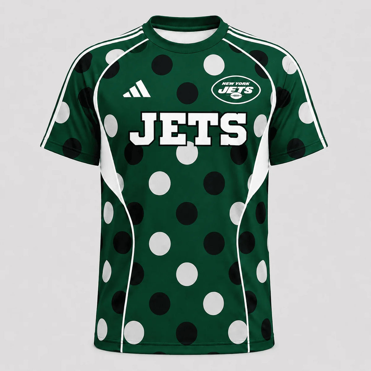 [SPECIAL OFFER] NEW CUSTOMIZED NFL25 NYJ NEW YORK JETS RAGLAN TEE