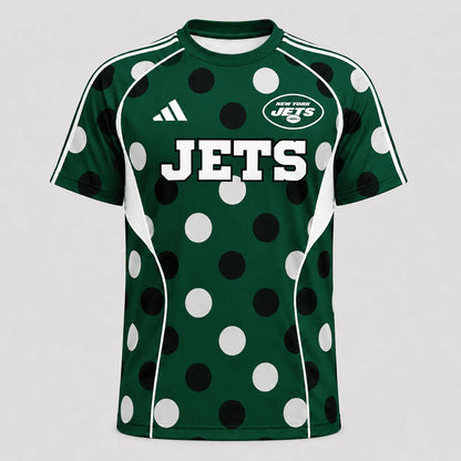 [SPECIAL OFFER] NEW CUSTOMIZED NFL25 NYJ NEW YORK JETS RAGLAN TEE