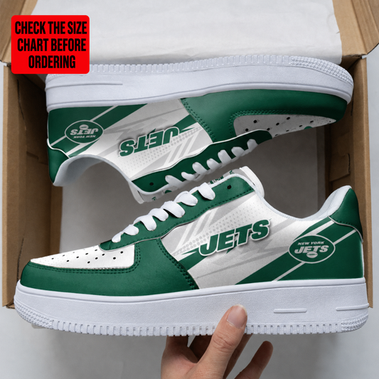 [SPECIAL OFFER] NEW CUSTOMIZED NFL25 NYJ NEW YORK JETS AF1 SNEAKERS