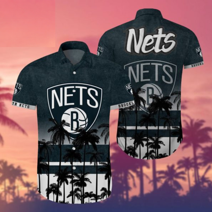 [HOT DEAL] NEW CUSTOMIZED NBA25 BNE BROOKLYN NETS UNISEX HAWAIIAN SHIRT