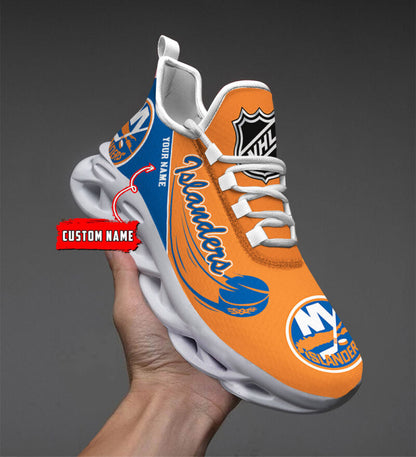 [SUPER SALE] NEW CUSTOMIZED NHL25 NYI NEW YORK ISLANDERS CLUNKY SNEAKERS