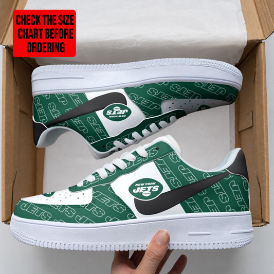 [SPECIAL OFFER] NEW CUSTOMIZED NFL25 NYJ NEW YORK JETS AF1 SHOES