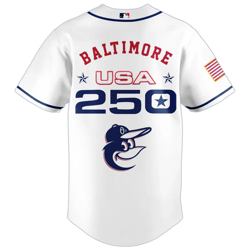 [FLASH SALE] NEW CUSTOMIZED MLB25 BOS BALTIMORE ORIOLES BASEBALL JERSEY