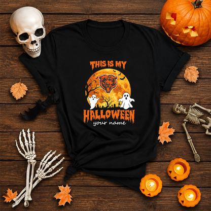 [SPECIAL OFFER] NEW CUSTOMIZED NFL26 CCB CHICAGO BEARS  HALLOWEEN T-SHIRT, HOODIE & ZIP HOODIE