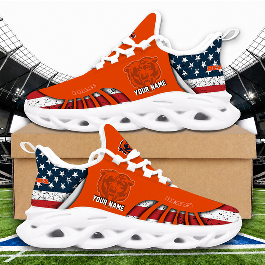 [SPECIAL OFFER] NEW CUSTOMIZED NFL26 CCB CHICAGO BEARS UNISEX CLUNKY SNEAKERS