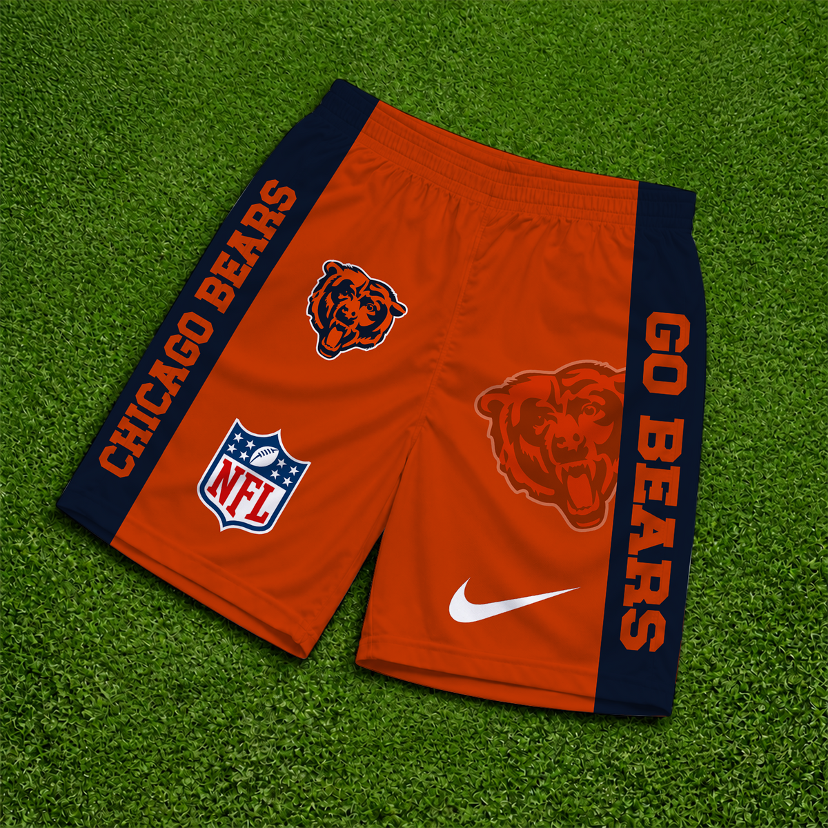 [SPECIAL OFFER] NEW CUSTOMIZED NFL26 CCB CHICAGO BEARS SHORT PANTS